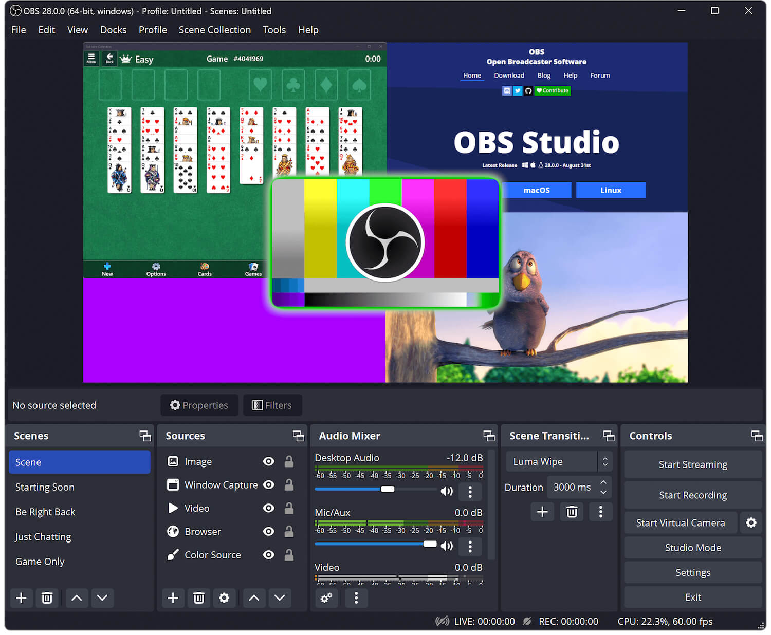 OBS Studio Open-Source Screen Recording and Streaming