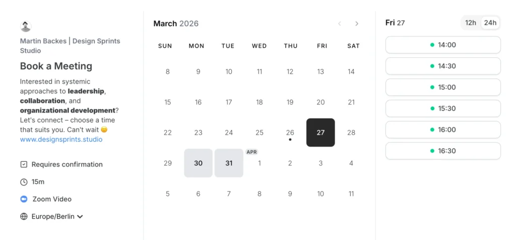 cal com scheduling tool